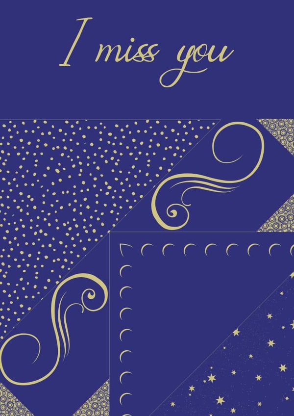 I MISS YOU SECRET HEART created by Arthur Joan Design