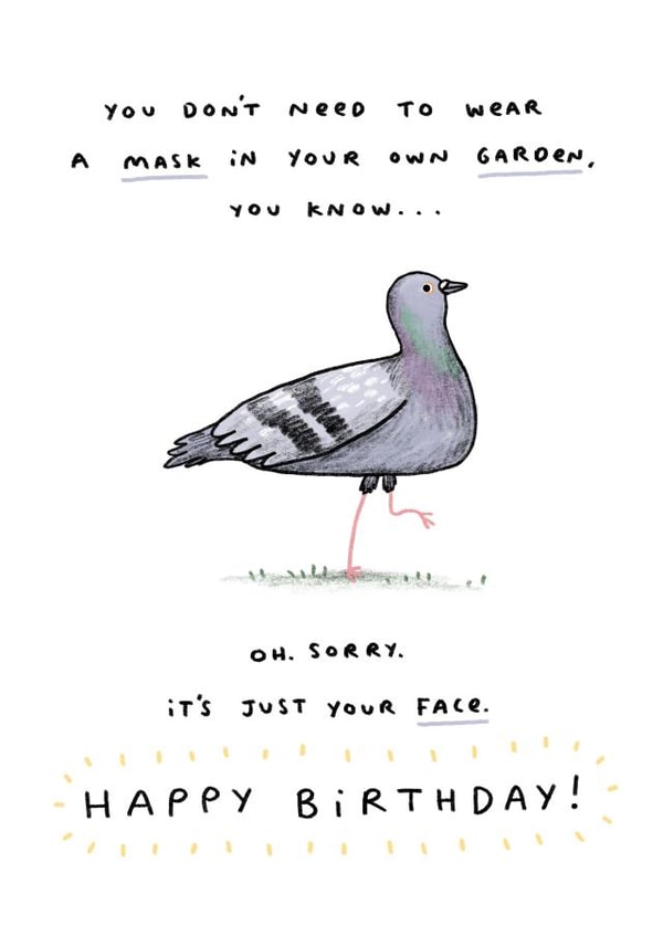 Sassy Pigeon created by Sophie Corrigan