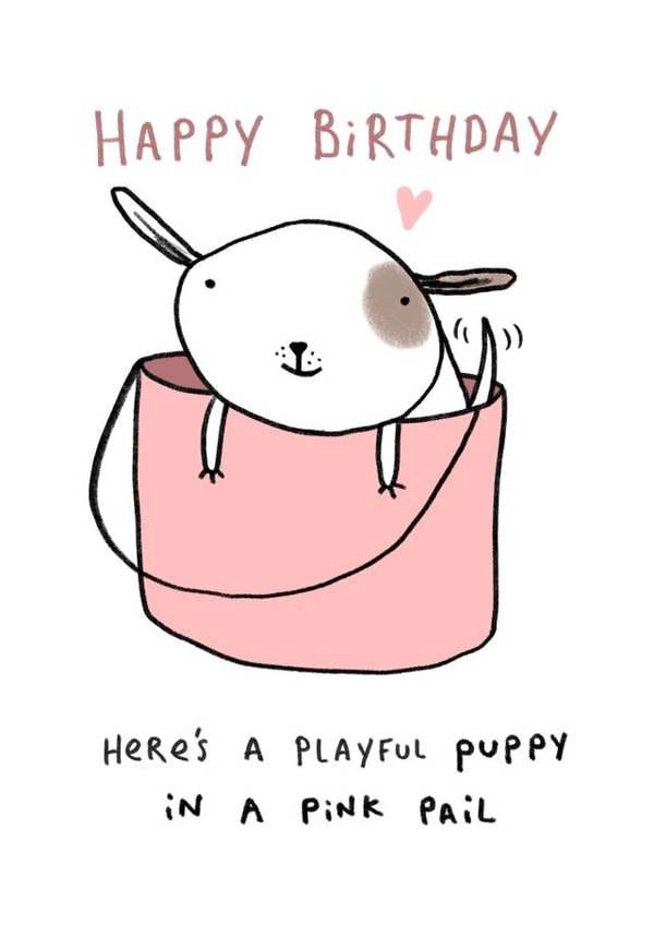 Playful Puppy Birthday Card created by Sophie Corrigan