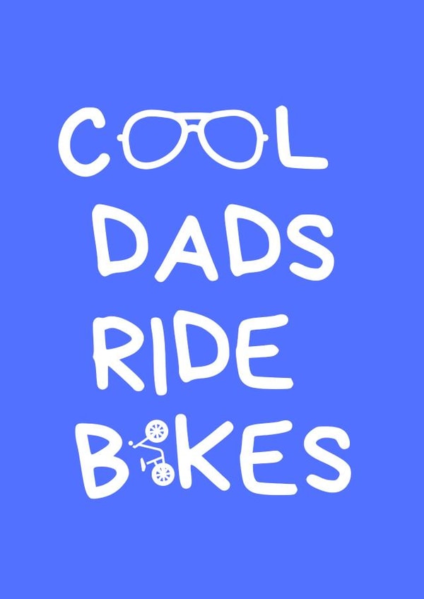 Cool Dads Ride Bikes created by Pedal Threadz