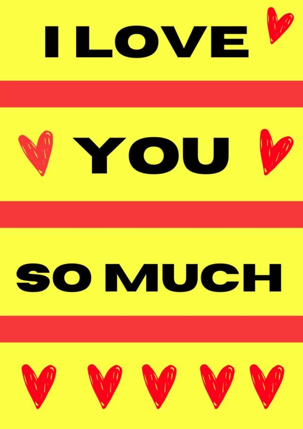 A cute love card created by Lovena Crafts & Arts