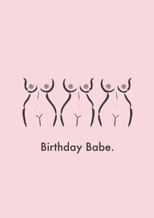 Nude Birthday Babe created by Duchess Plum