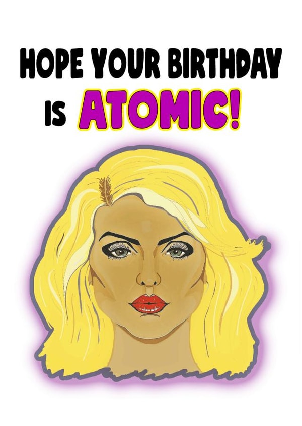 Hope your birthday is Atomic! created by Stephanie Scala