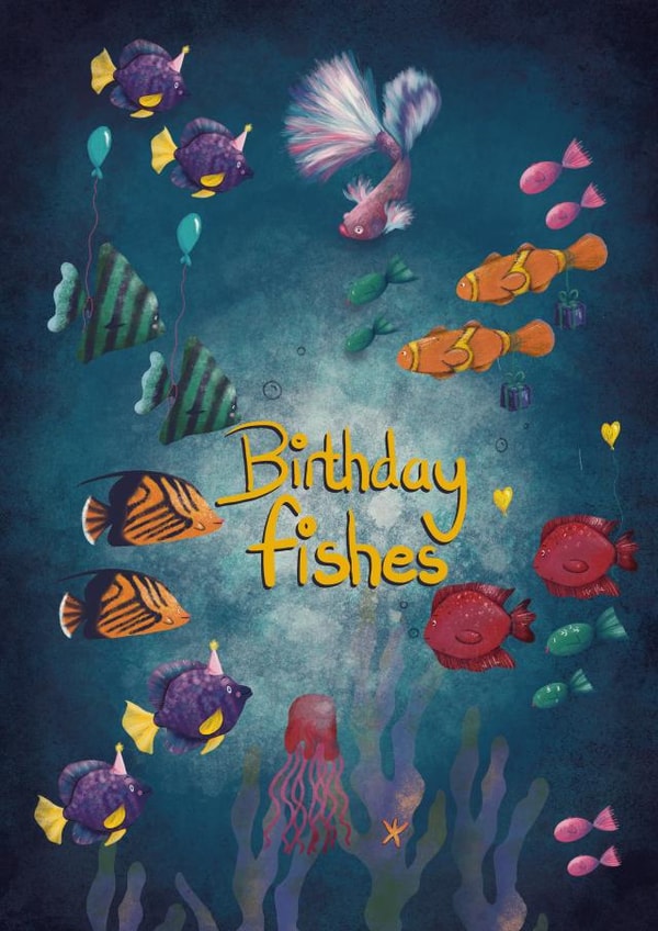 Birthday Fishes created by Nattie Threads
