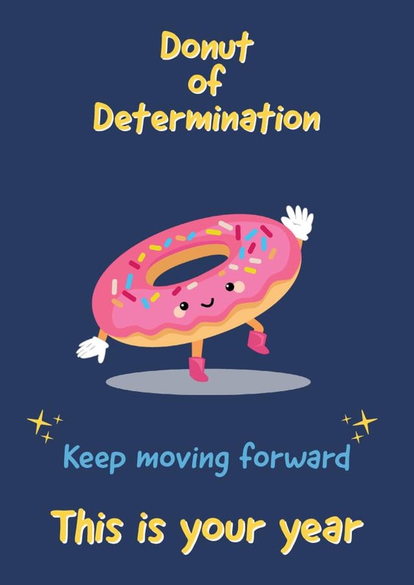 Donut Birthday Card created by Bakeeze