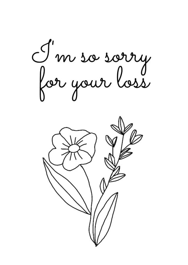 Sympathy poppy Card created by Amy (Hedgecards)