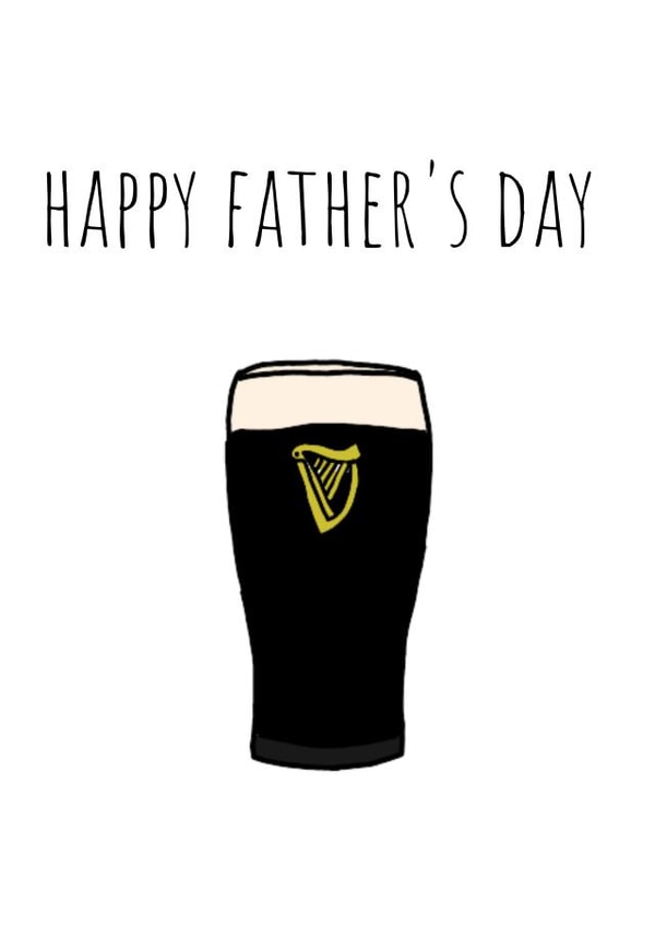 Guinness Father's Day Card created by Amy (Hedgecards)