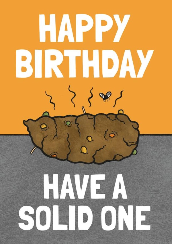 Have a Solid One Poo Birthday Card created by Tishy Tashy