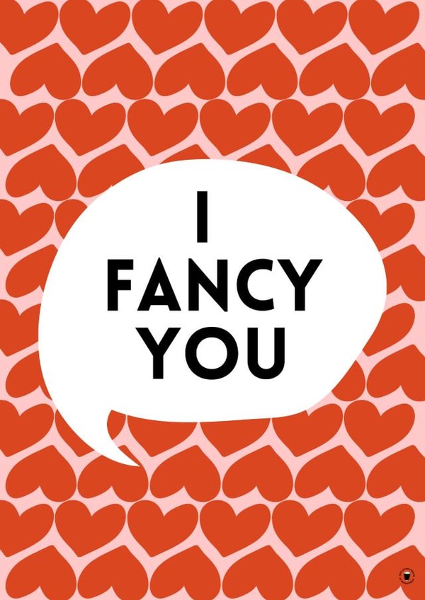 I Fancy You Love Irish Card created by Irish Sayings Printed by Bronaghraff