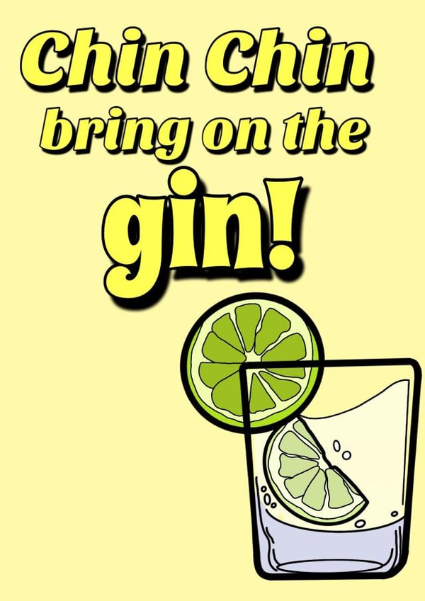 Gin celebration card created by Caitlins Creations