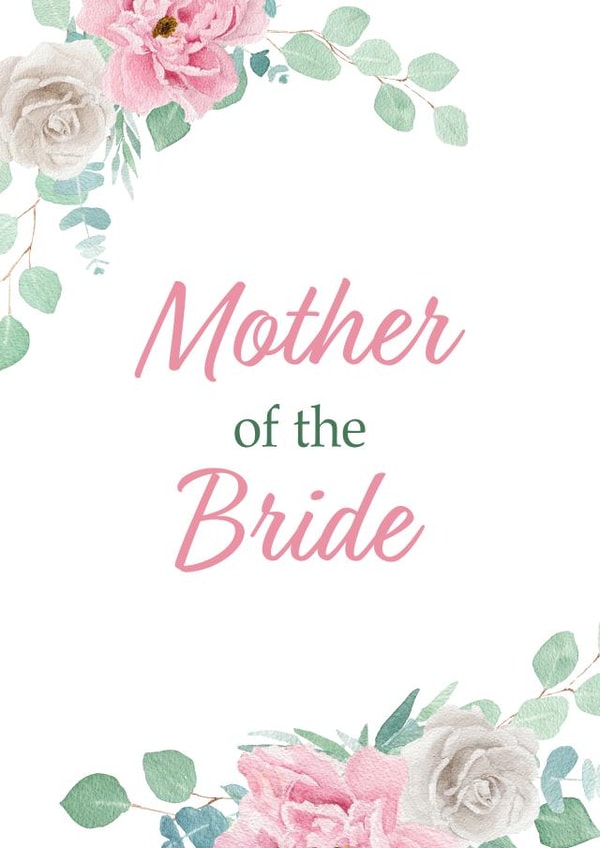 Mother of the Bride - Thank you Card created by Ami Webster