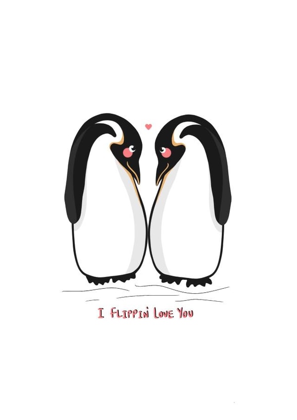 Cute Penguins Anniversary Card created by Hayley