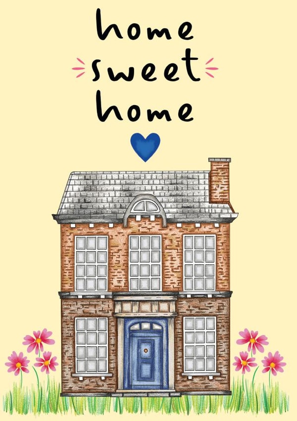New Home Sweet Home Cute Card created by Amy Florence Design