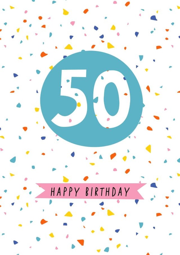 Happy 50th Birthday created by Jessica Eyre