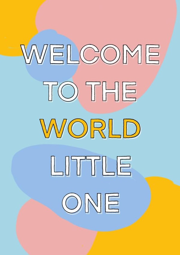 Welcome to the World Little One created by Pippin Prints