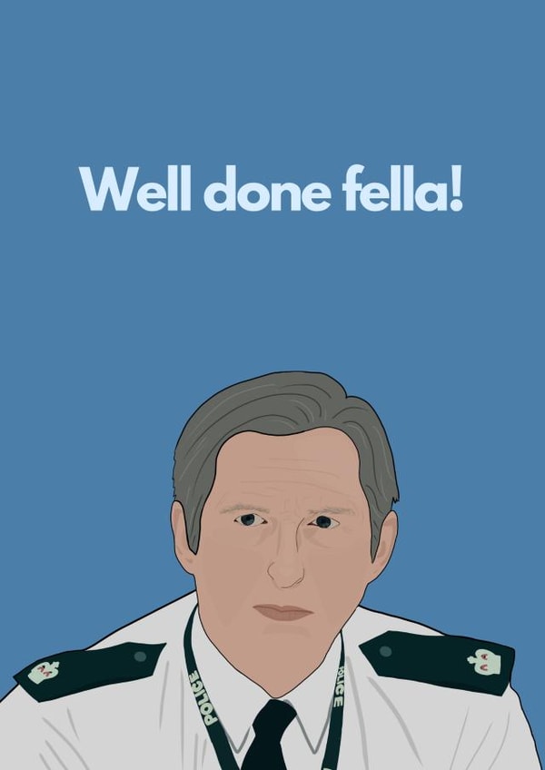 Well Done Line of Duty card created by TEA Designs