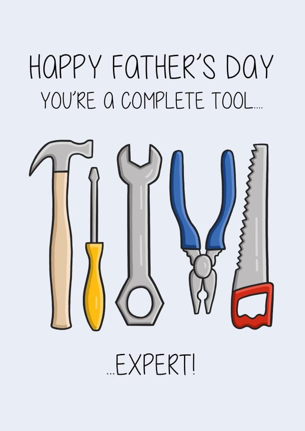 Father’s Day Tool Expert Card created by Creaternet