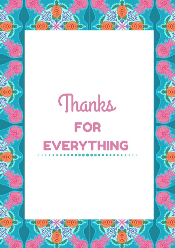 Thanks for everything created by Emily Kate