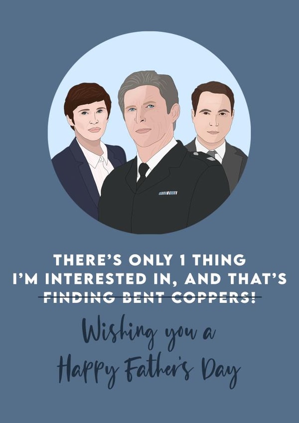I'm interested in, Line Of Duty Father's Day Card created by The Foxy Lemon Co.