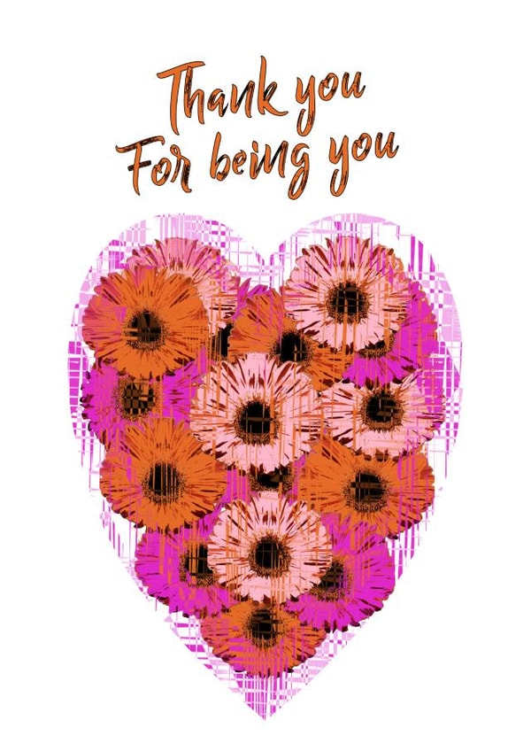 Thank you for being you created by Stephanie Scala