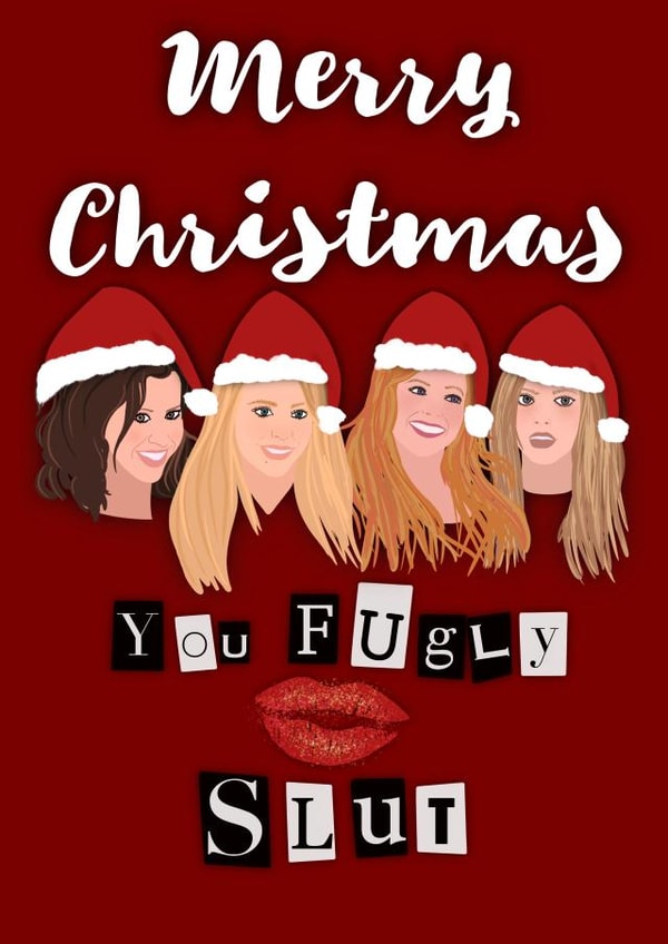 Mean Girls Christmas Card created by Esther the Sketcher