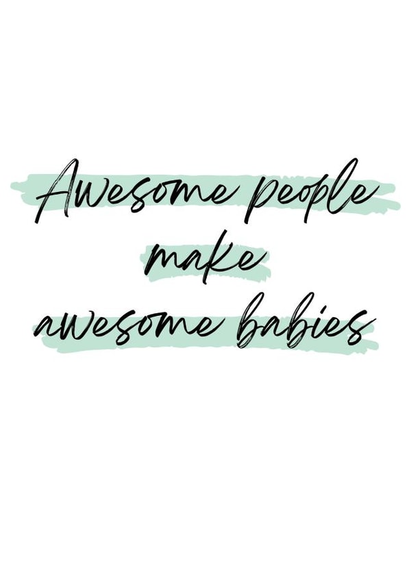 New awesome baby card created by Tee.Illustrations