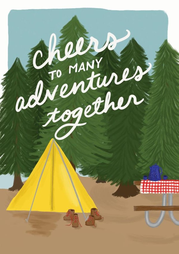 Adventures Together Anniversary Card created by Redback Cards