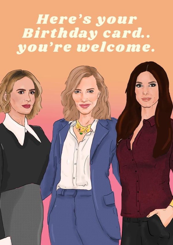 Trinity Birthday Card created by The Queer Store