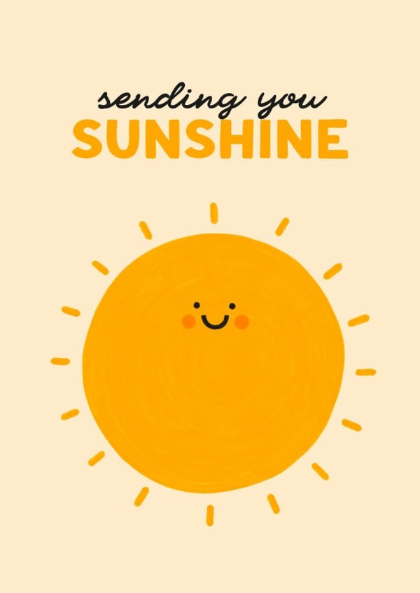 Sending You Sunshine created by Jess Shah