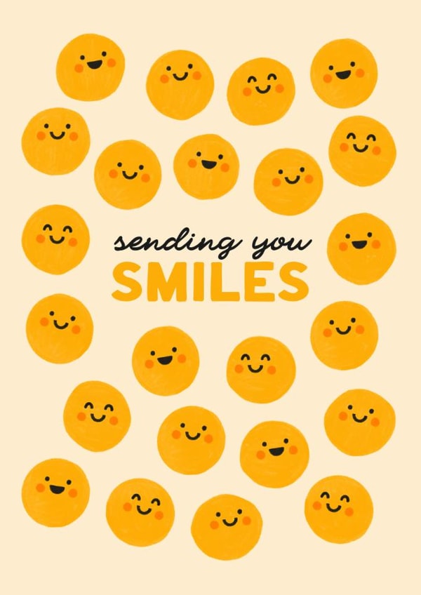 Sending You Smiles | Thinking of You | Friendship Card created by Jess Shah