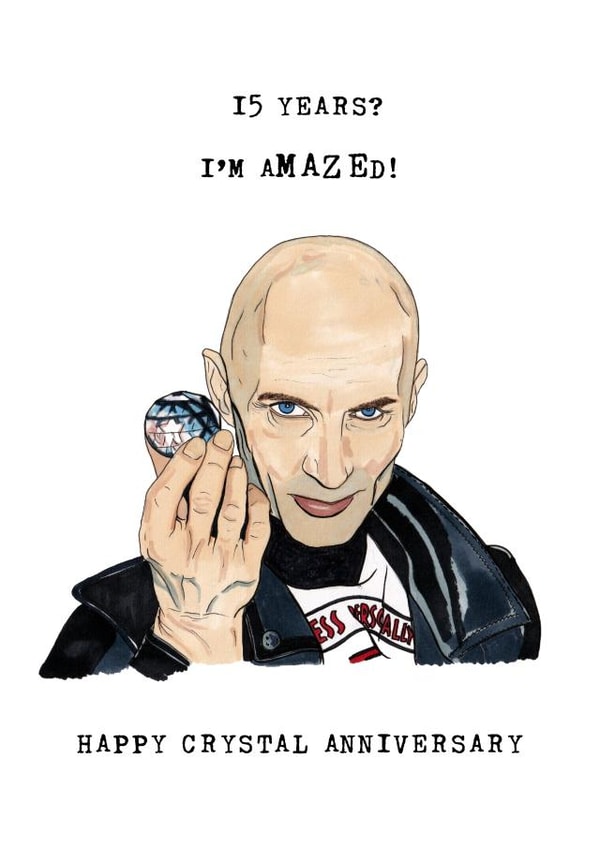 Crystal Maze 15th Anniversary card created by Panda and the Prince