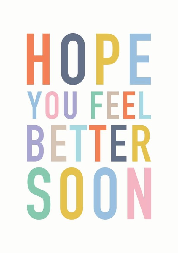 Feel Better Soon Card created by Studio 9