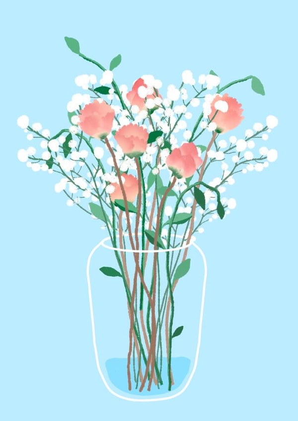 Birthday card and Anniversary card created by JeJu Studio