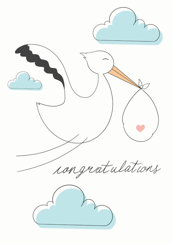 Congratulations New Baby Card created by @TheGrafixCat