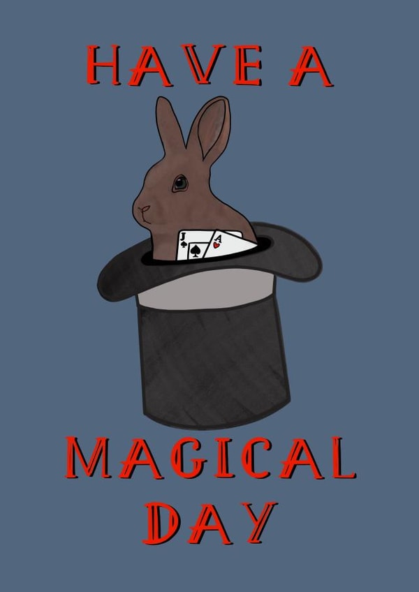 Magic Trick Birthday Card created by Drawing Loft