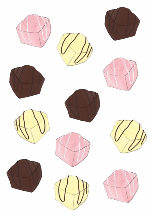 Happy Fondant French Fancy Cake Sweet Card created by Alexia James