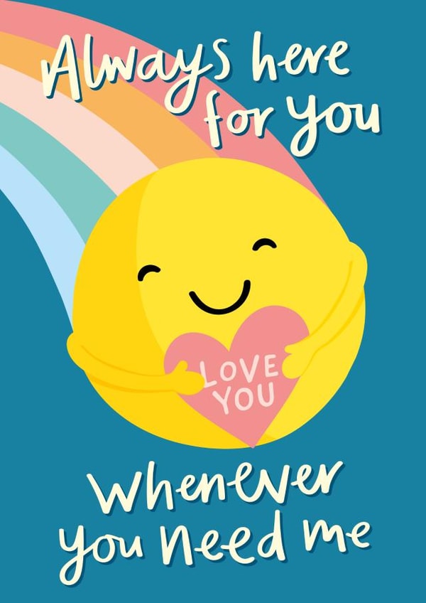 Always Here For You Love & Friendship Card created by Fliss Muir