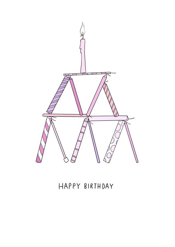 Candle Tower Birthday Card created by Cloudy Sorbet