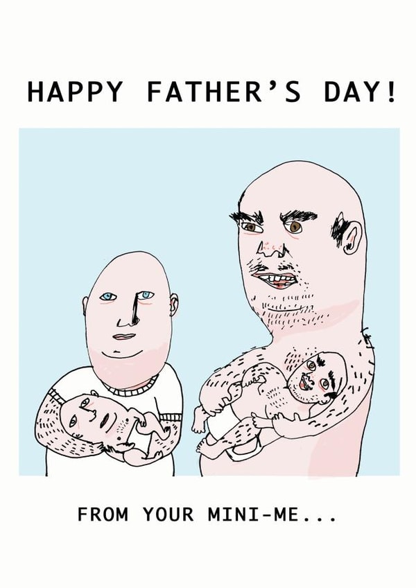 Mini-Me Father's Day Card created by LIKKS Greeting Cards