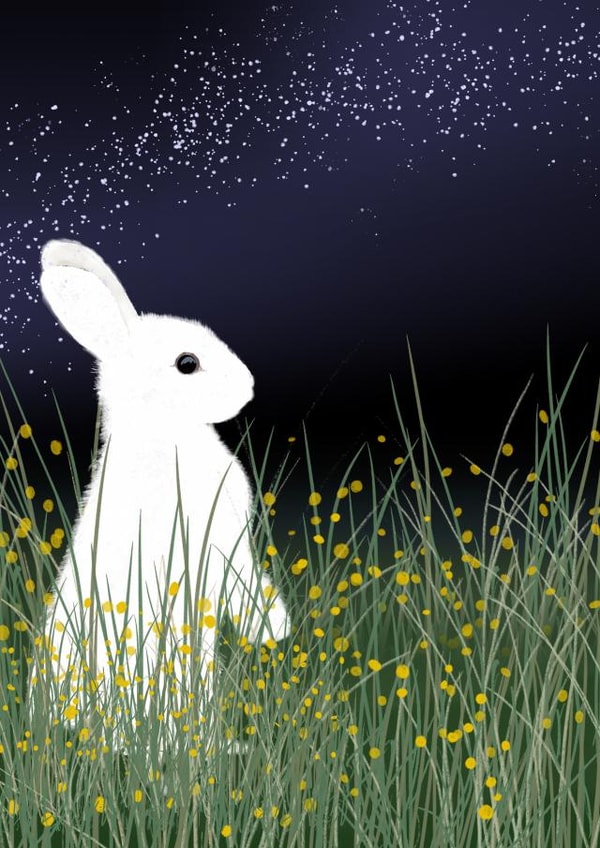 Just because Rabbit scenery card created by JeJu Studio