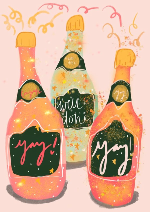Celebration Champagne card created by Alice Clarke