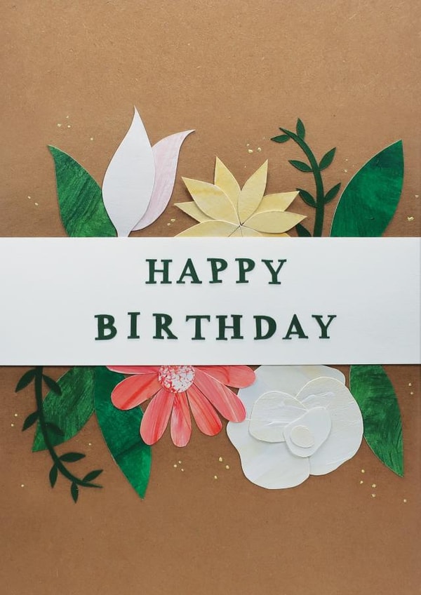 Happy Birthday Flowers created by Stacey Knights