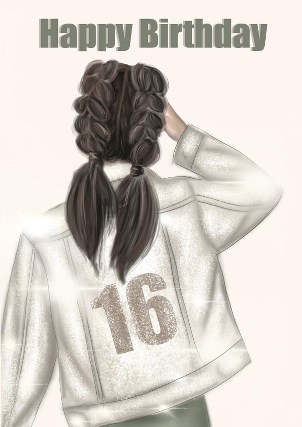 Trendy Teenager 16th Birthday created by EL ILLUSTRATES