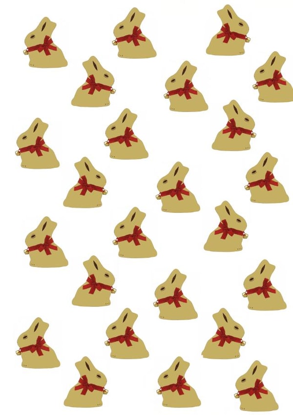 Golden Chocolate Easter Bunny Card created by Alexia James