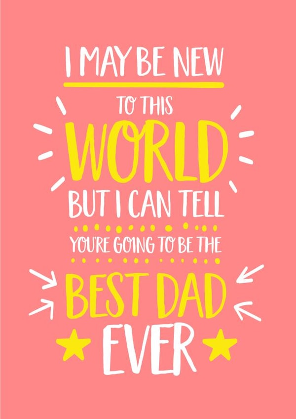 New Dad Father’s Day Card created by Elaine Miles