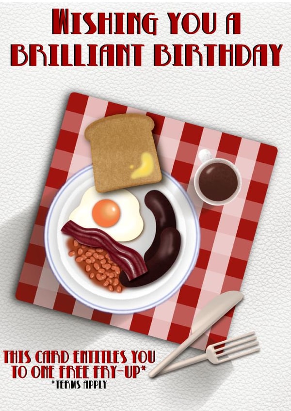 Fancy a fry up? created by Leanne Congdon