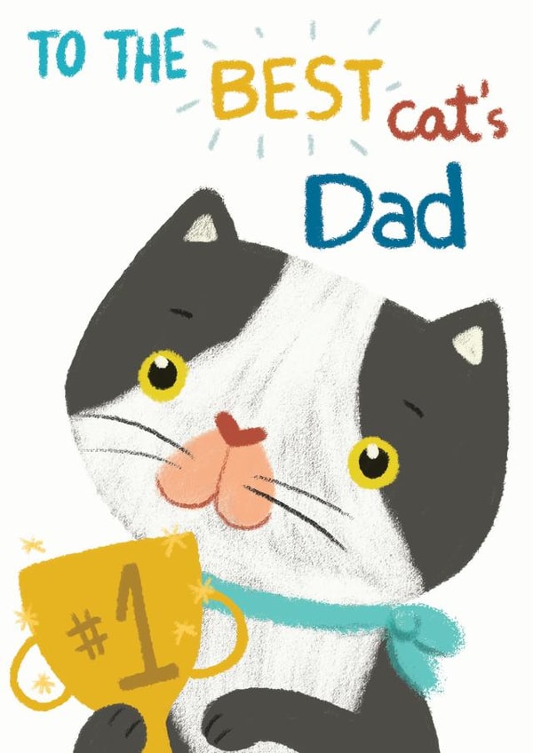 Best Cat's Dad created by Juliana Motzko