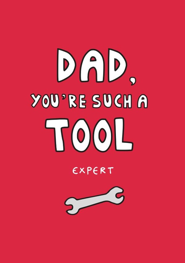 Funny Father's Day Card DIY Dad created by Kerry Stewart