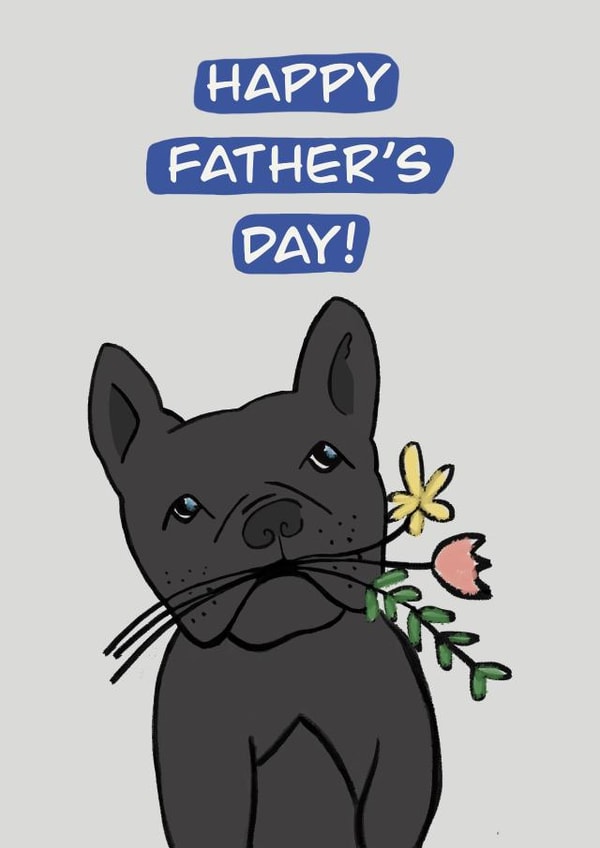 Frenchie Dog Dad! created by @lydiapimmdraws