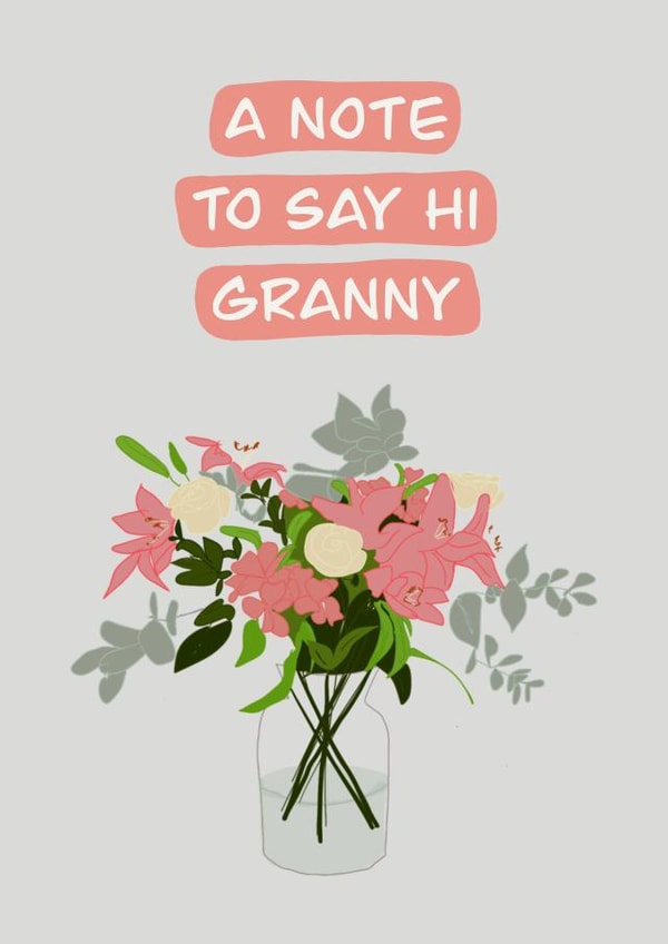 A note to Granny created by @lydiapimmdraws